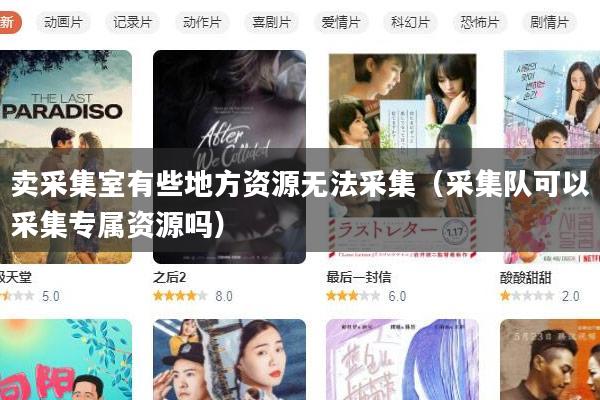 卖采集室有些地方资源无法采集(采集队可以采集专属资源吗)
