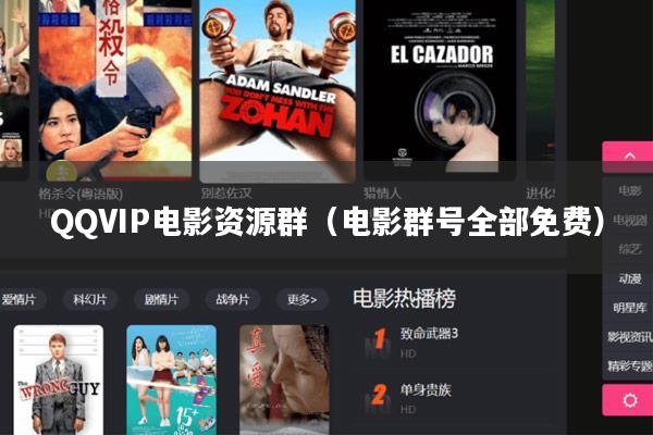QQVIP电影资源群(电影群号全部免费)