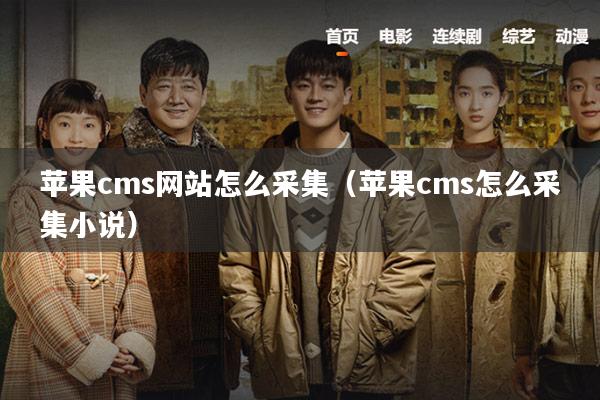 苹果cms网站怎么采集(苹果cms怎么采集小说)