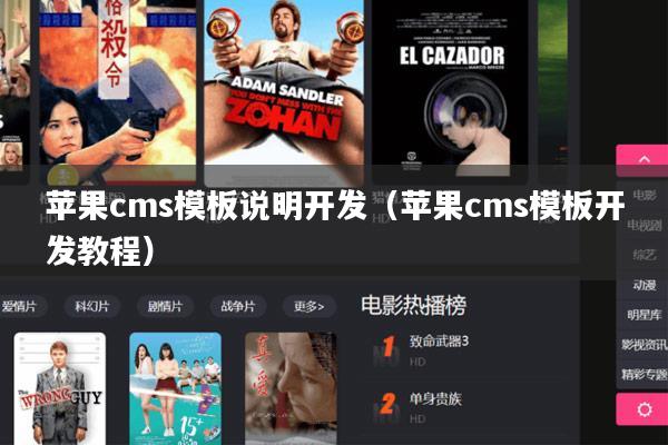 苹果cms模板说明开发(苹果cms模板开发教程)
