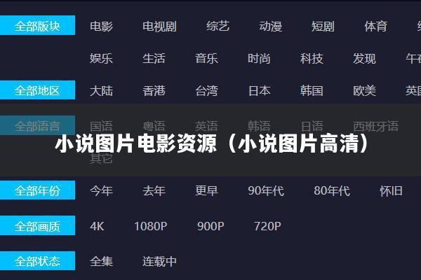小说图片电影资源(小说图片高清)